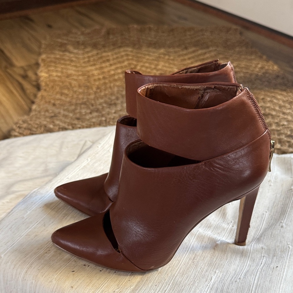 BCBG Chic Brown Heels